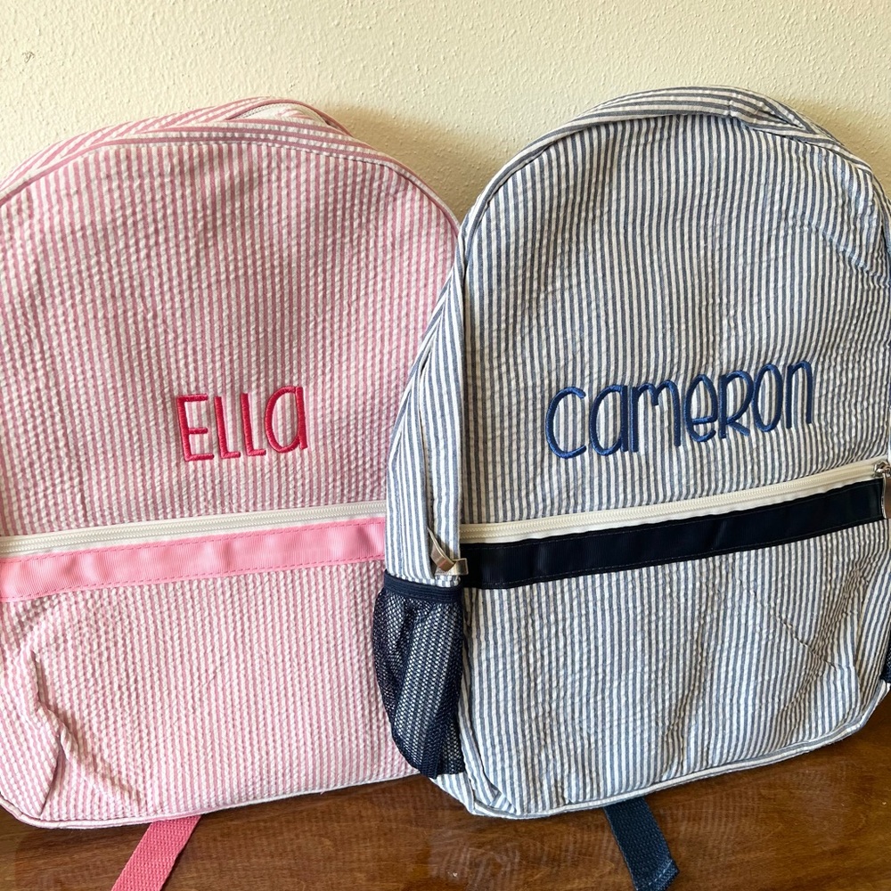 Personalized backpacks